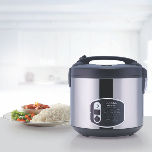 My Borosil Rice Cookers Digikook Electric Cooker, 1.8L