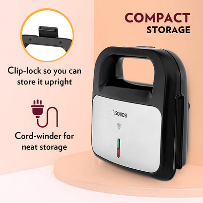 My Borosil Sandwich & Waffle Makers Novus Grill Sandwich Maker