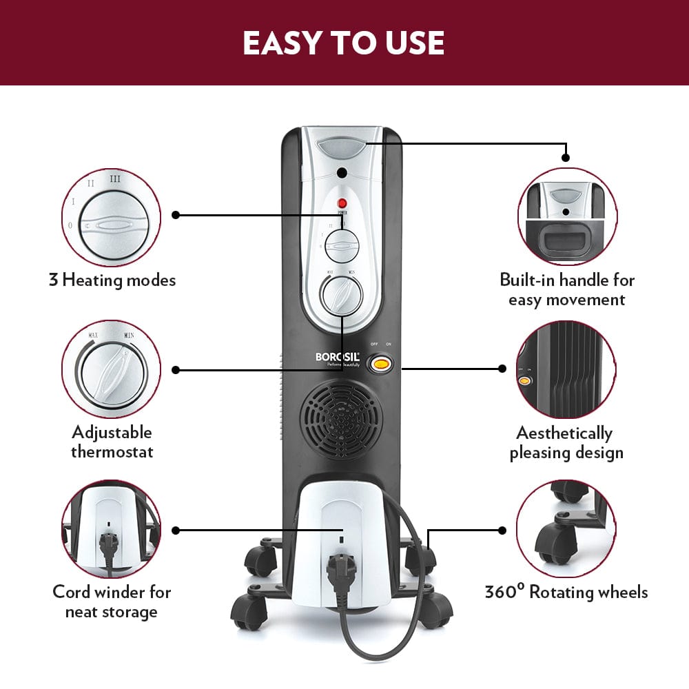 My Borosil Space Heaters Volcano 11 Fin Room Heater (OFR)