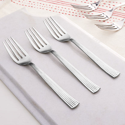 My Borosil Stainless Steel Cutlery Set of 6 - 18 cm Vintage Dinner Fork, Set of 6