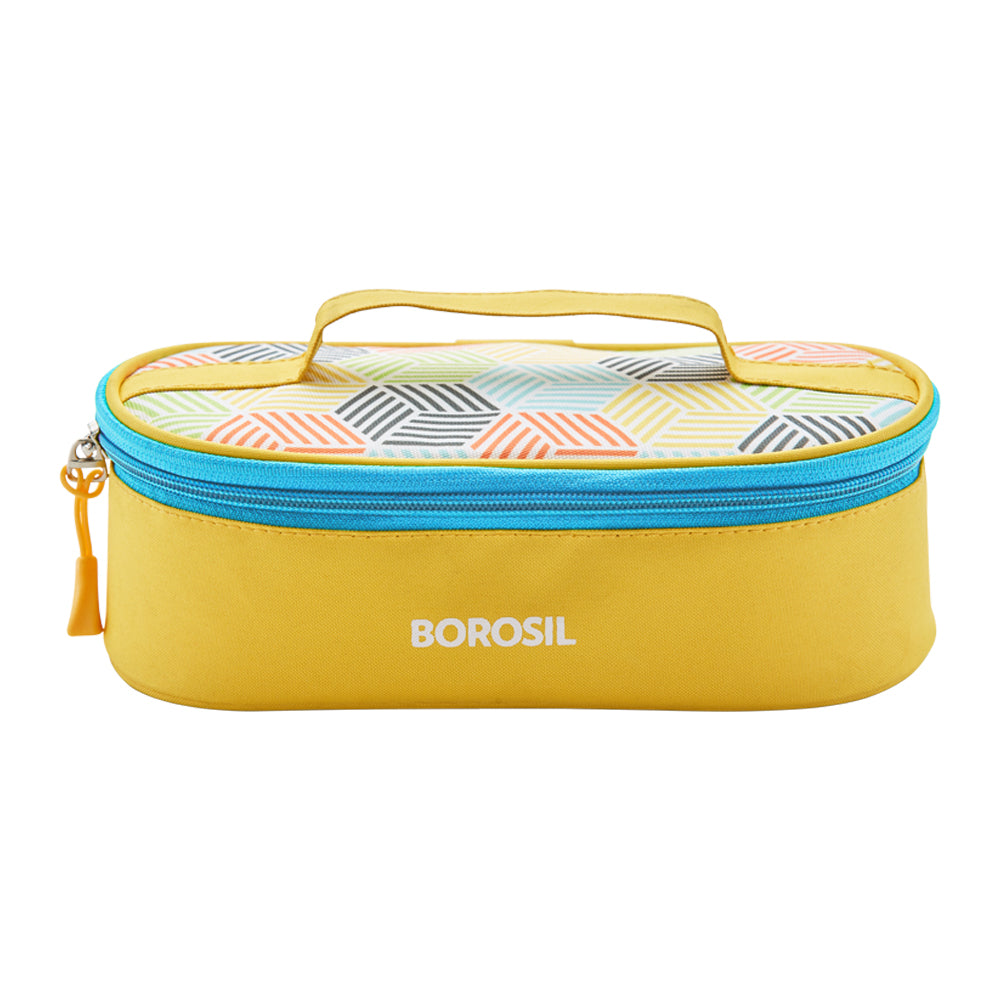 My Borosil Stainless Steel Lunchboxes 300 ml x 2 Sunshine Yellow Lunchbox