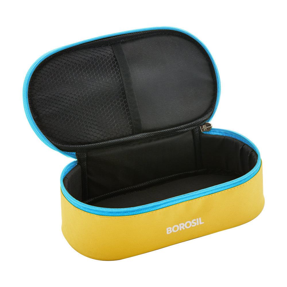 My Borosil Stainless Steel Lunchboxes 300 ml x 2 Sunshine Yellow Lunchbox