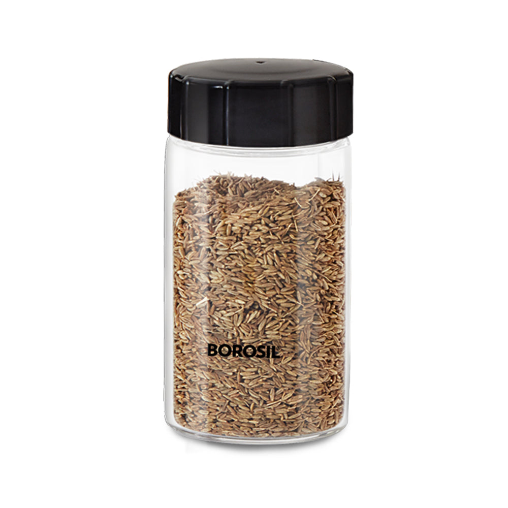 My Borosil Storage Jars 250 ml x 4 Neo Spice Jar, Set of 4