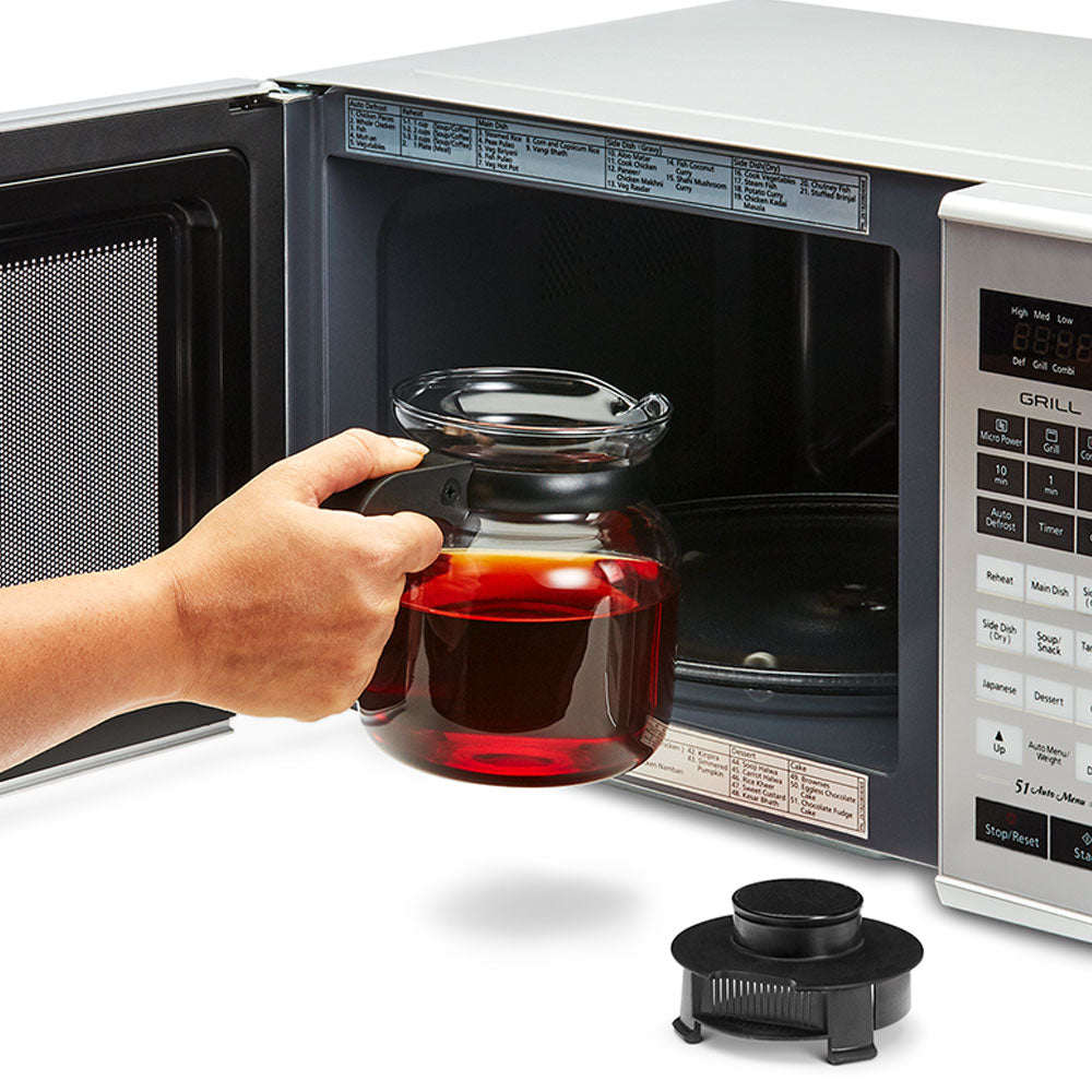 My Borosil Glass Tea Cups & Tea Sets 1L Carafe + 6 Mugs Classic Tea Set - Large