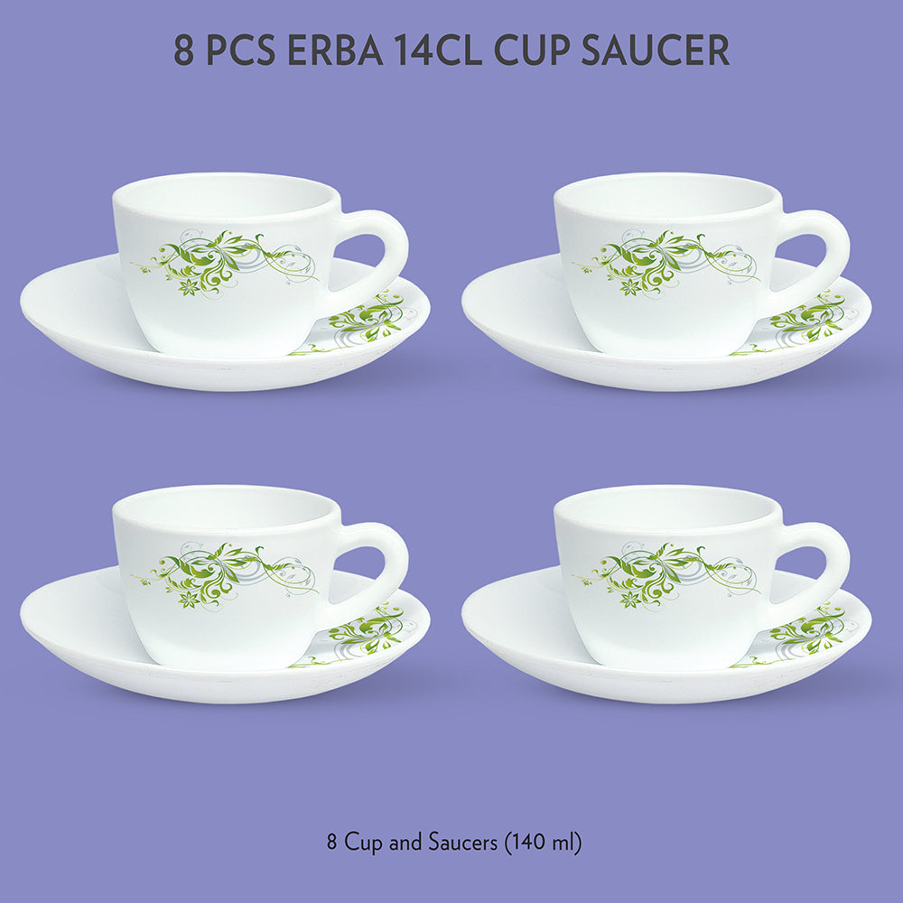 Buy Erba Cup Set 140 ml x 6 at Best Price Online in India - Borosil