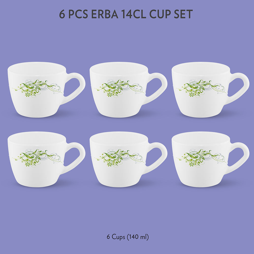 My Borosil Opalware Tea Cups & Tea Sets Erba Cup Set