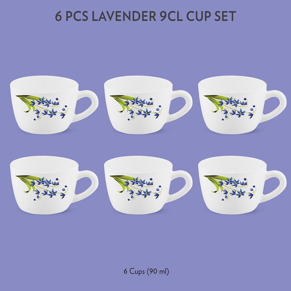 My Borosil Opalware Tea Cups & Tea Sets Lavender Cup Set