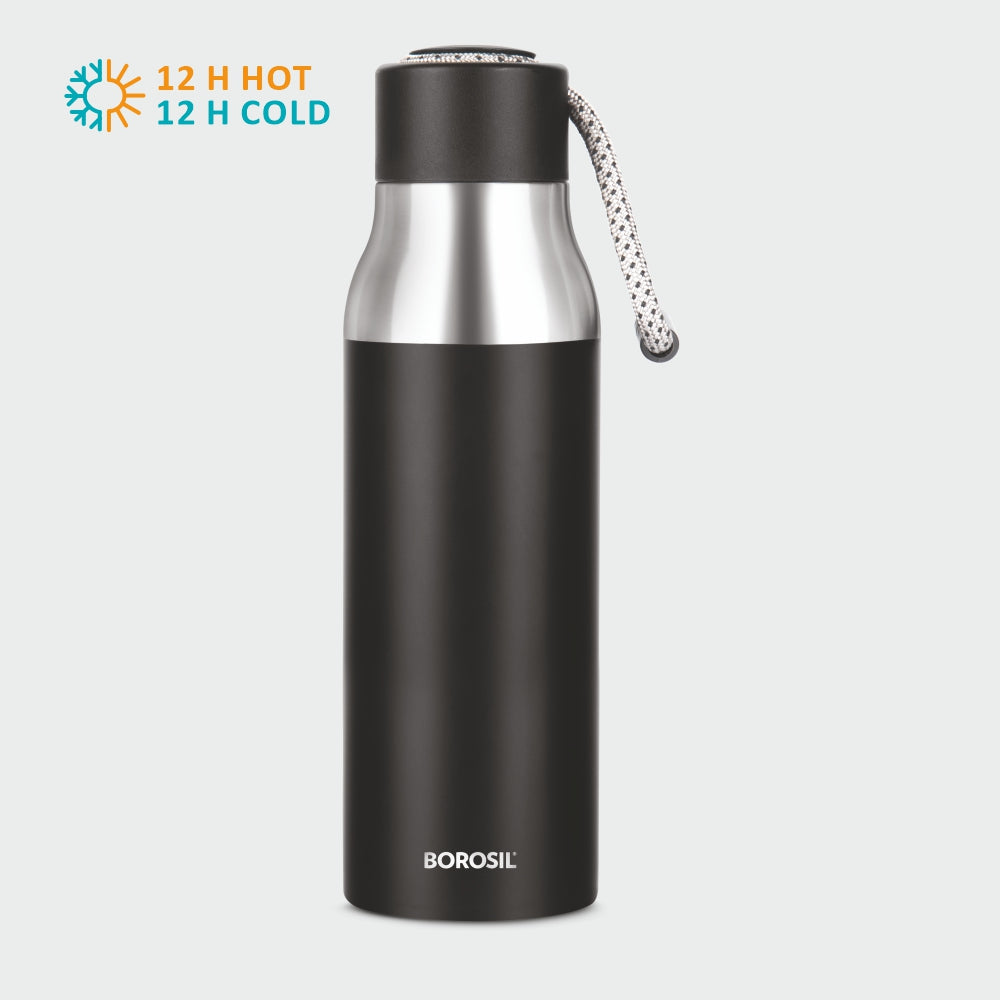 My Borosil Stainless Steel Bottles 600 ml Aquasoul