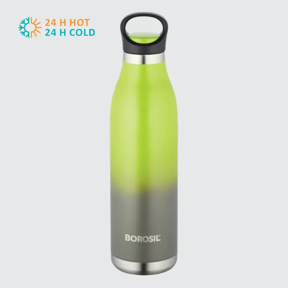 My Borosil Stainless Steel Bottles 700 ml ColourCrush Green