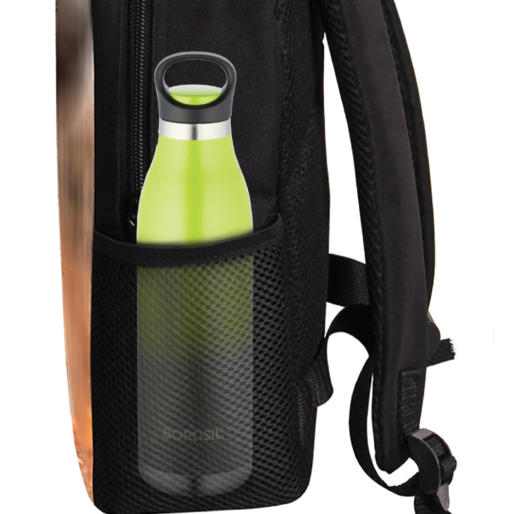 My Borosil Stainless Steel Bottles 700 ml ColourCrush Green