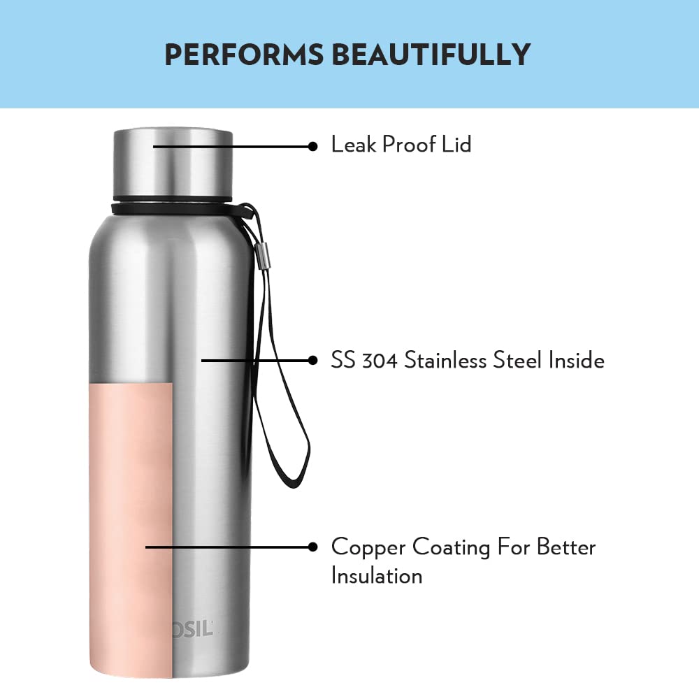 My Borosil Stainless Steel Bottles 700 ml Trek Bottle