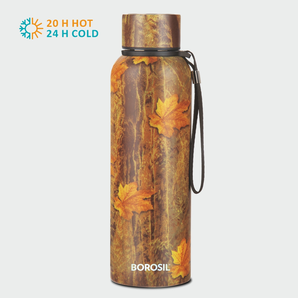 My Borosil Stainless Steel Bottles 700 ml Trek Maple