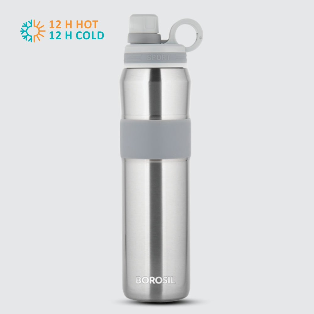 My Borosil Stainless Steel Bottles 800 ml ThirstBurst Steel