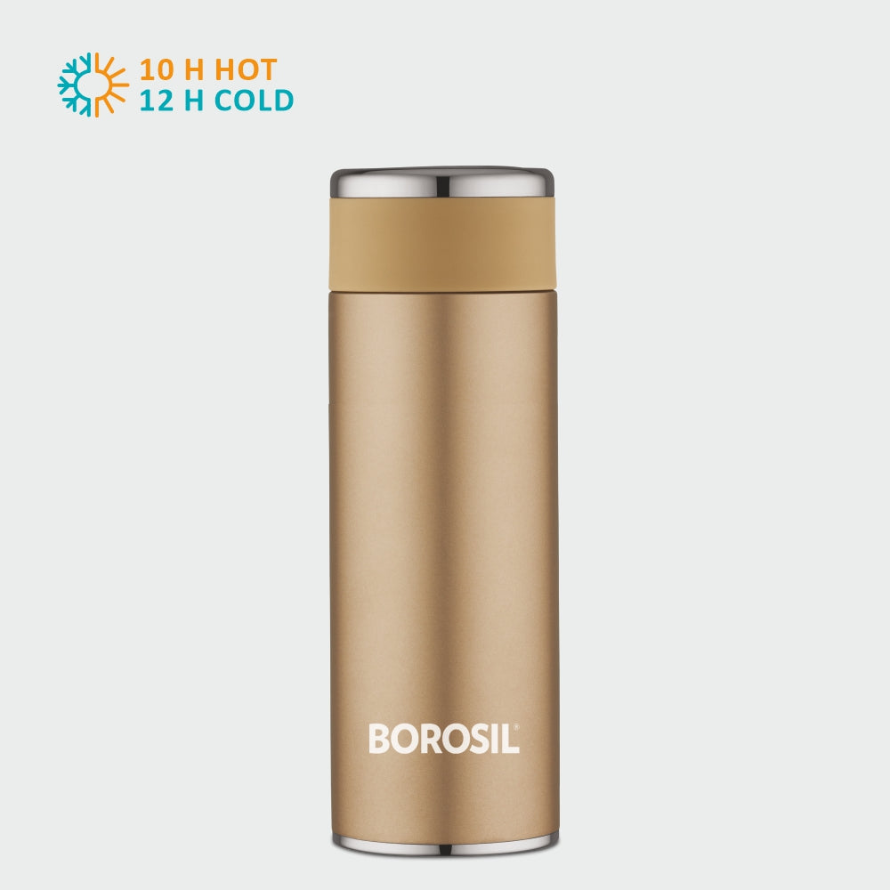 My Borosil Stainless Steel Bottles Travelsmart Rose Gold