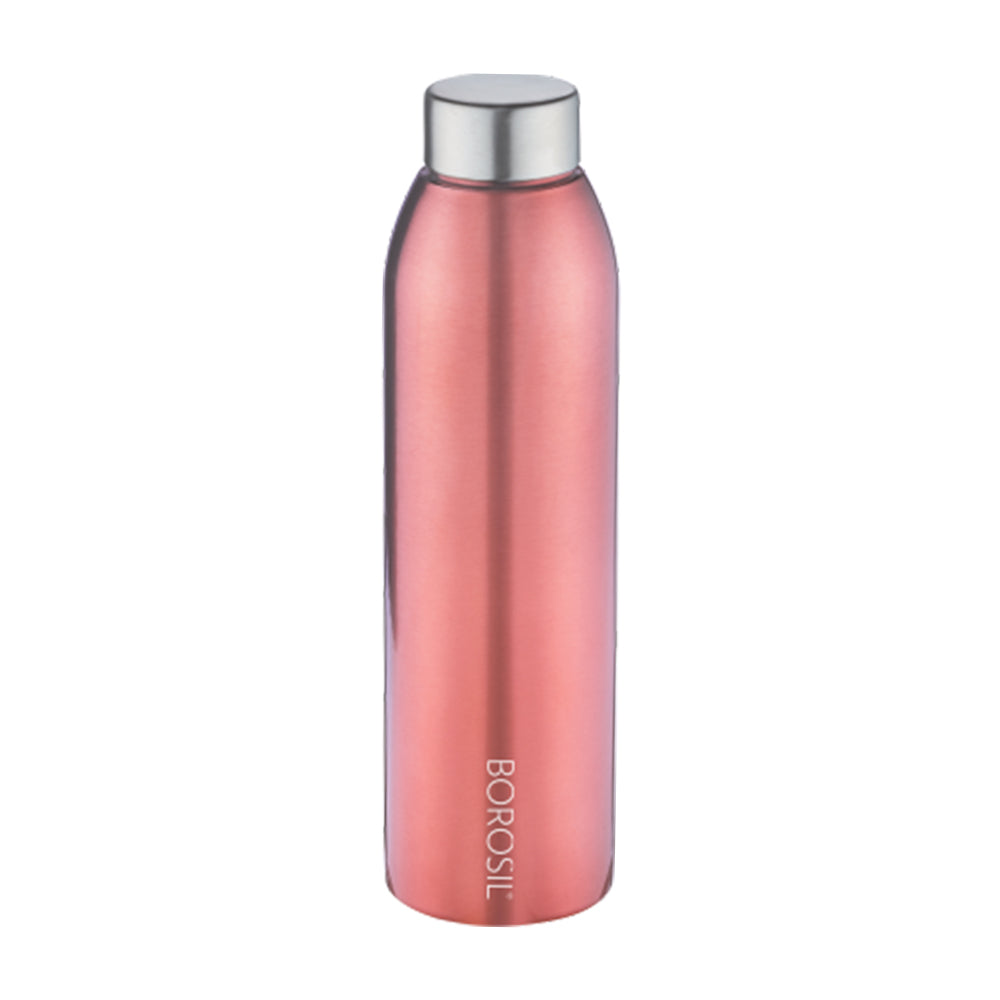 My Borosil Stainless Steel Bottles 750 ml EasySip Pink