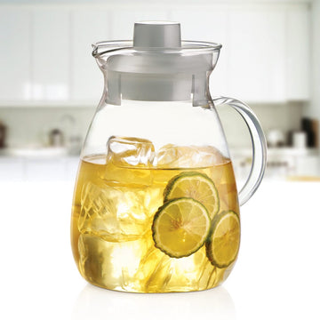 Borosil Vision Juice & Water Jug w plastic lid