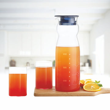 Borosil Aqua Set with 1.3L Jug